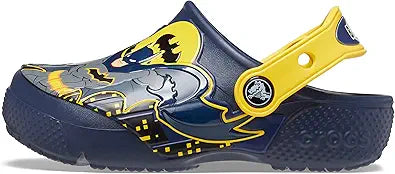 Crocs Unisex-Child Fun Lab Batman Patch Clog for Kids