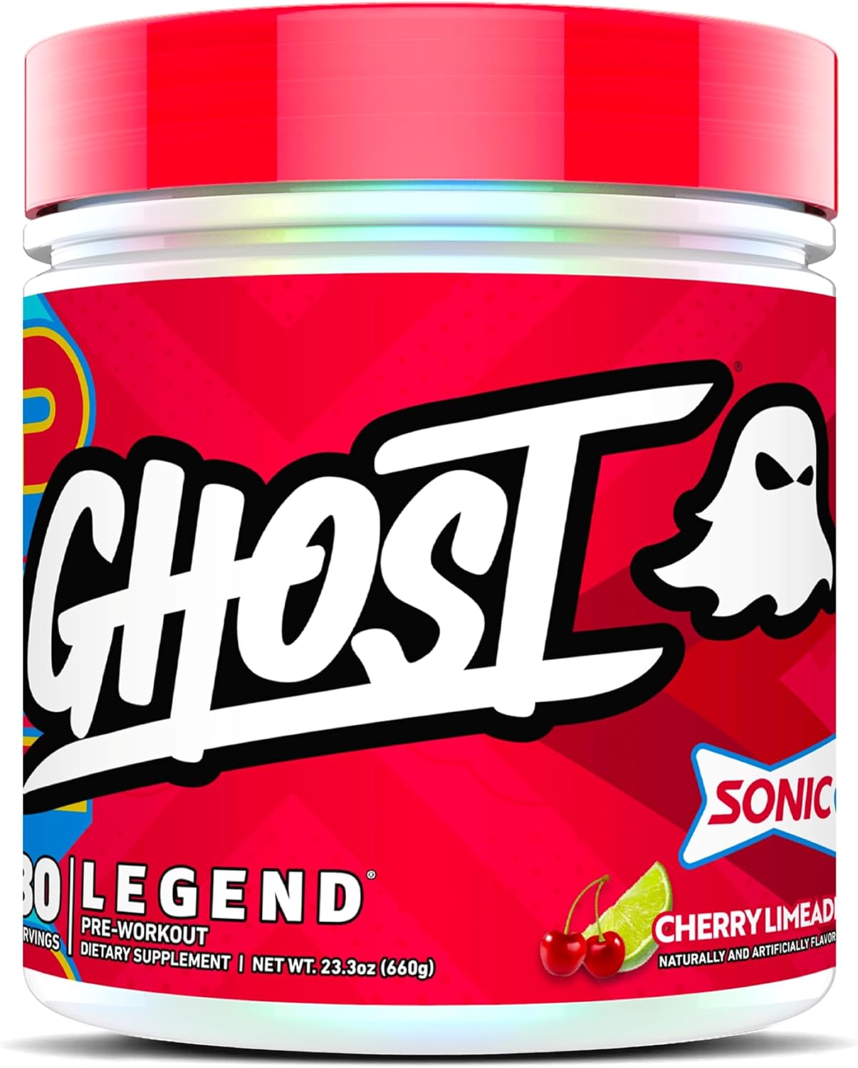 GHOST Legend Pre-Workout Powder for Energy & Focus - 30 Servings