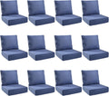 Outdoor Cushion Set for Patio Furniture - 12-Pack 6in Thick