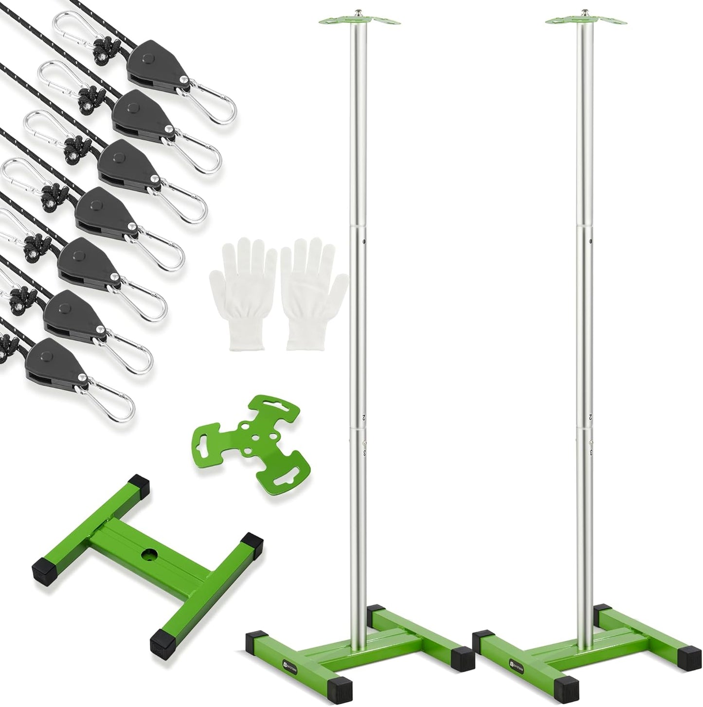 Full Metal Boat Cover Support Poles System for Pontoon Boats