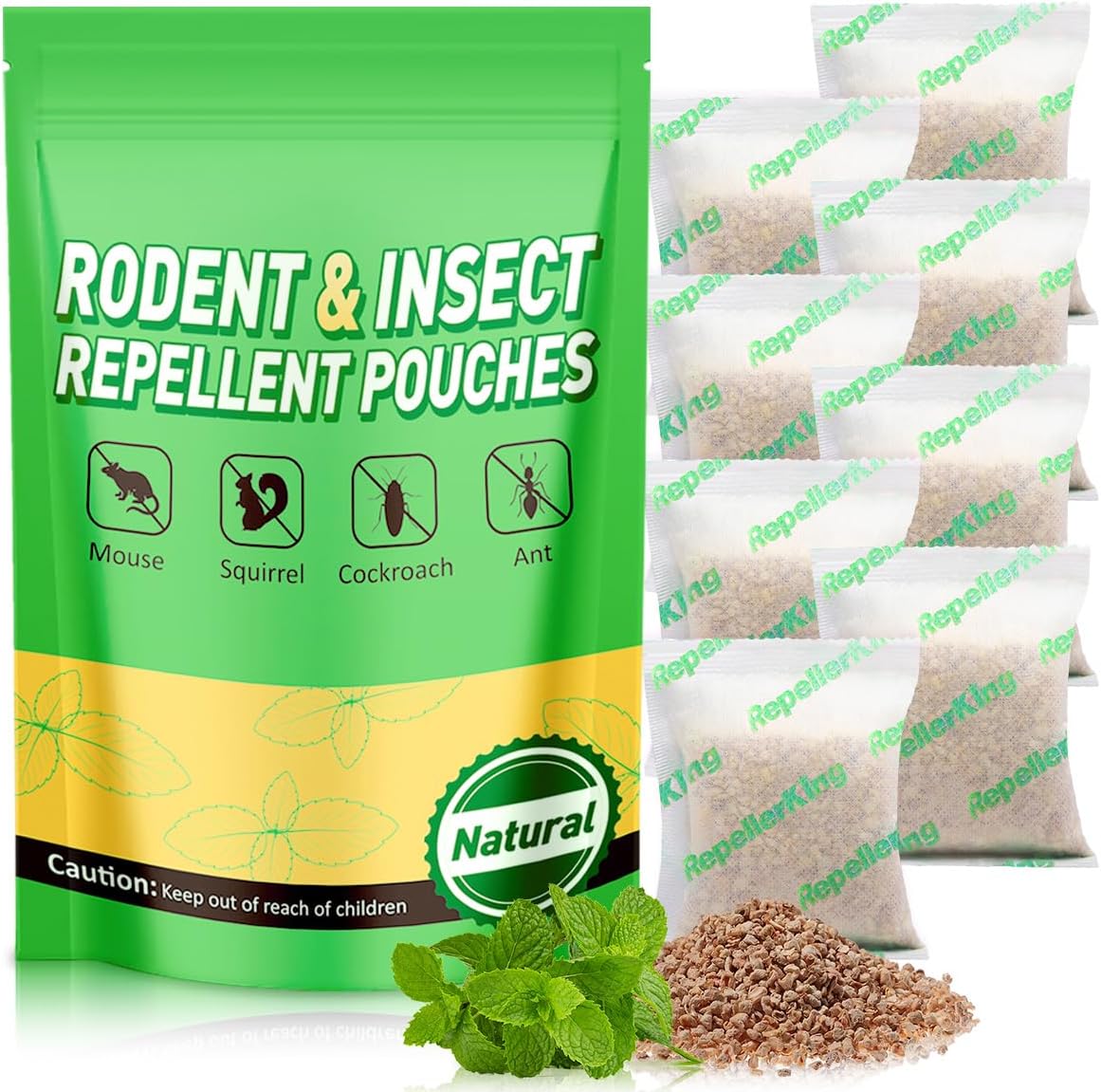 Natural Pest Repellent Pouches - Zekrio