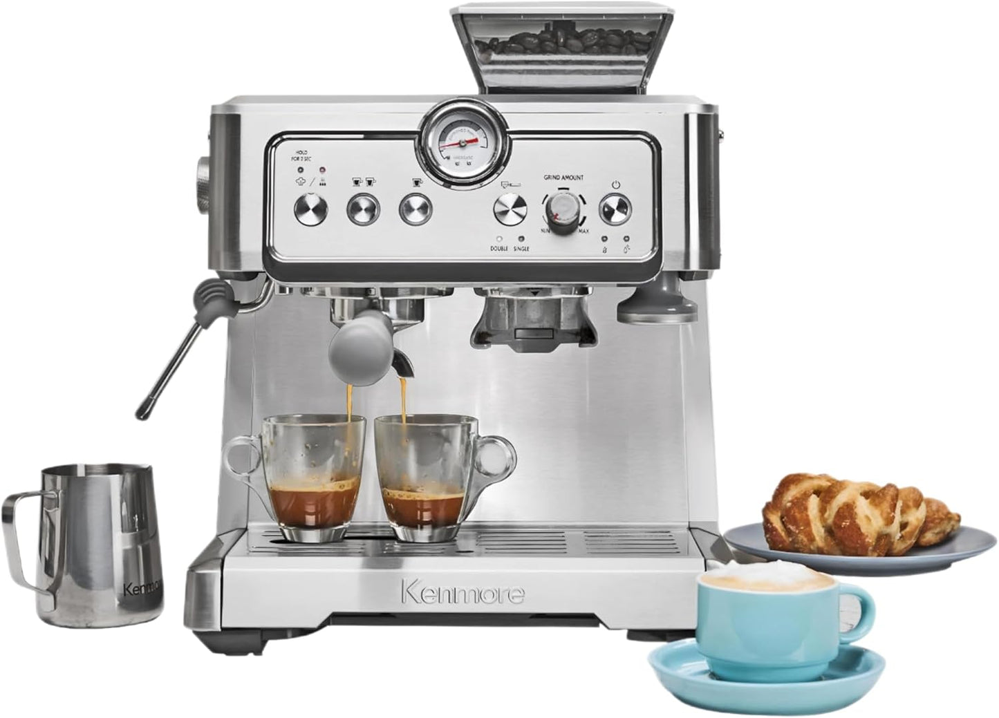Kenmore Semi-Automatic Espresso Maker - Barista Quality