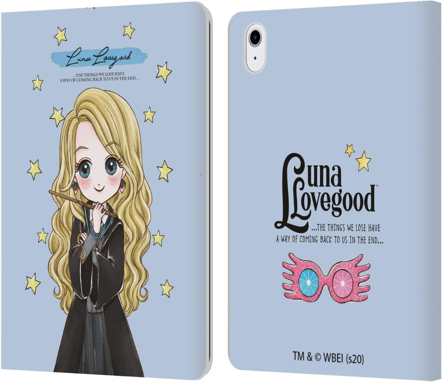 Harry Potter Luna Lovegood Leather Wallet Case for iPad Air