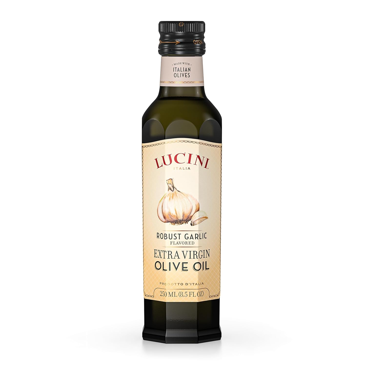 Lucini Robust Garlic Infused Oil for Flavorful Cooking Needs