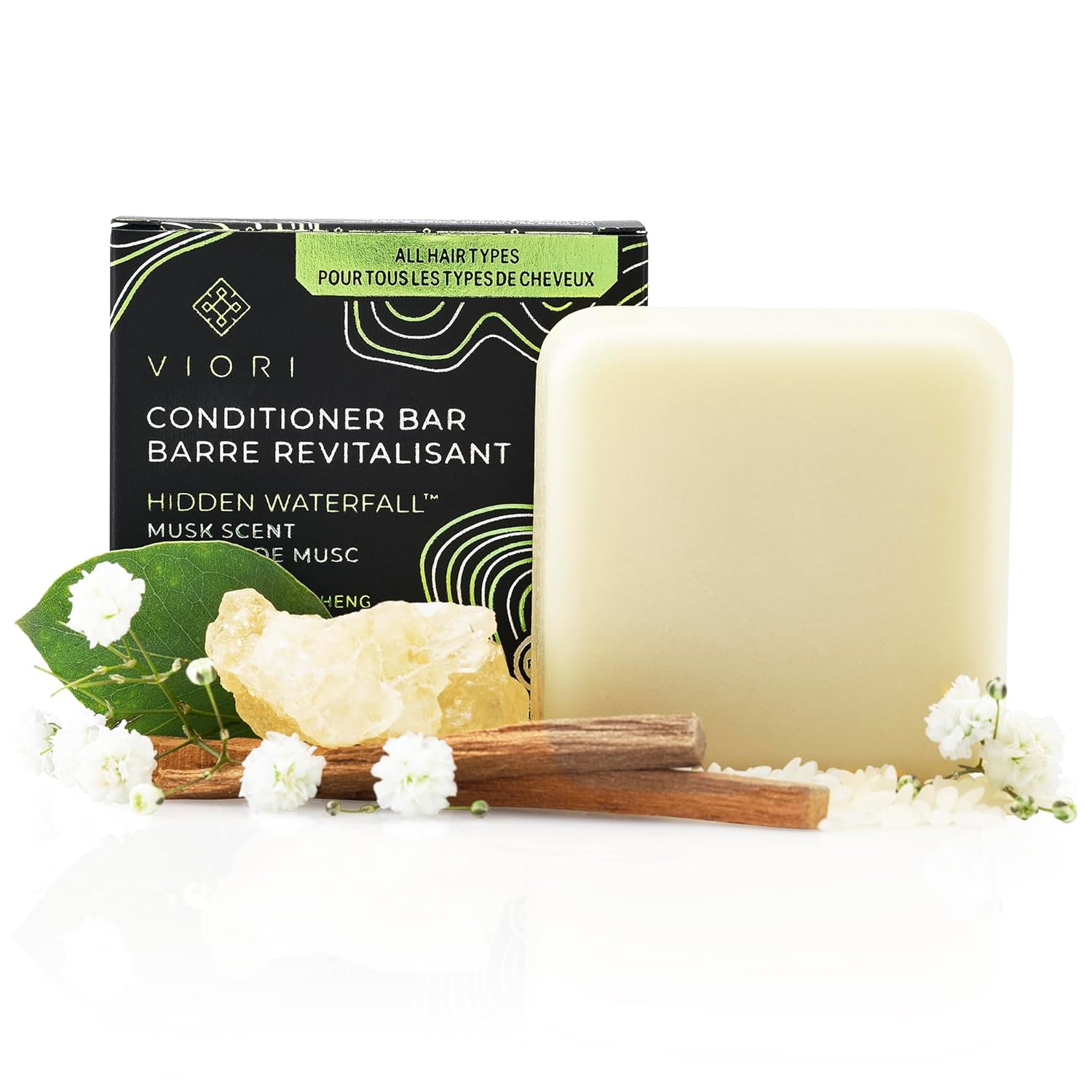 Viori Rice Water Conditioner Bar - Organic Hydration