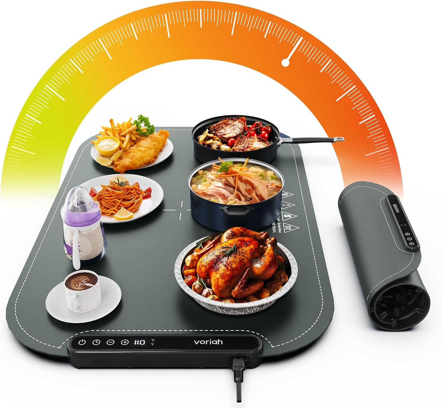 Voriah Electric Warming Mat with Timer & Temperature Control
