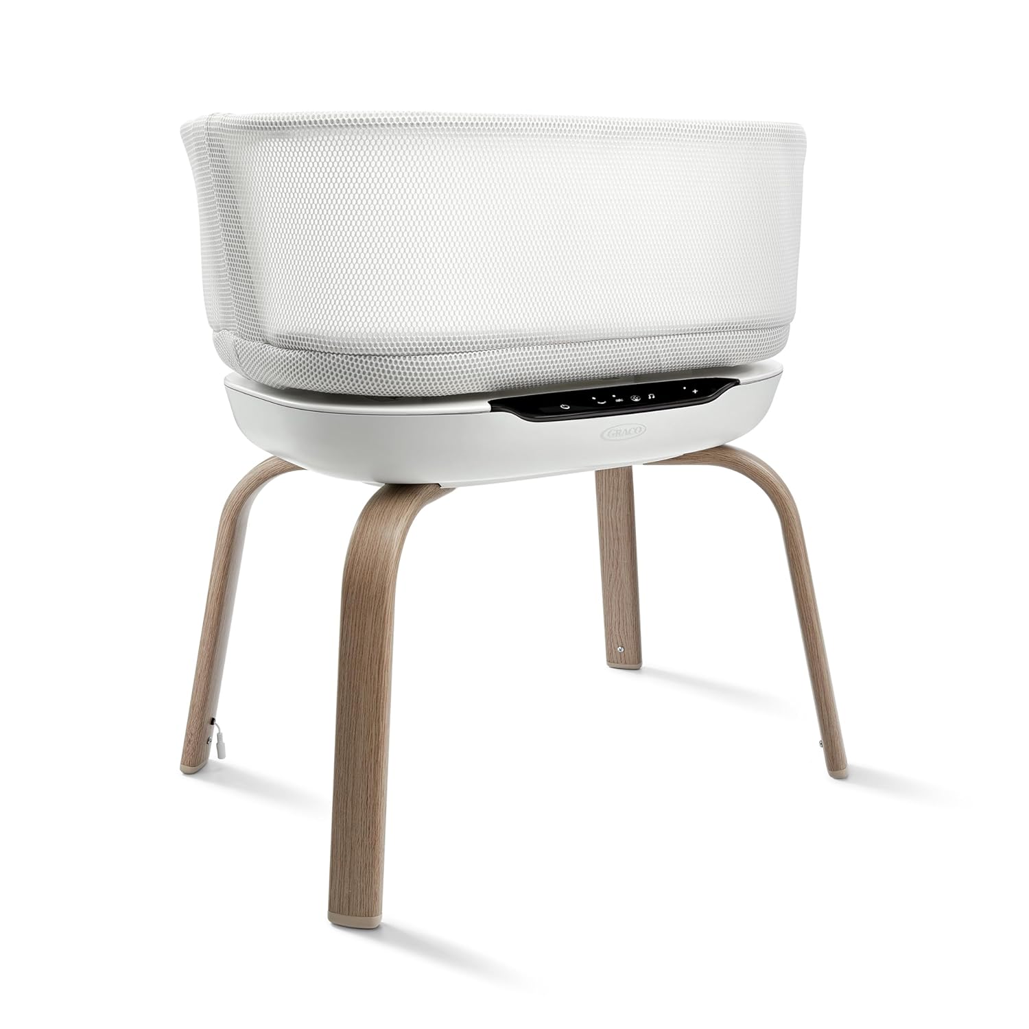 Graco SmartSense Soothing Baby Bassinet for Newborns Up to 6 Months