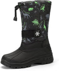Boys Girls Snow Boots Kids' Waterproof Snow Boots for Winter - Warm