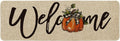 Artoid Mode Bow Tie Pumpkin Fall Welcome Doormat - Low-Profile 24x72