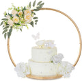 Hanobe Gold Cake Stand for Wedding - Elegant Arch Cupcake Display