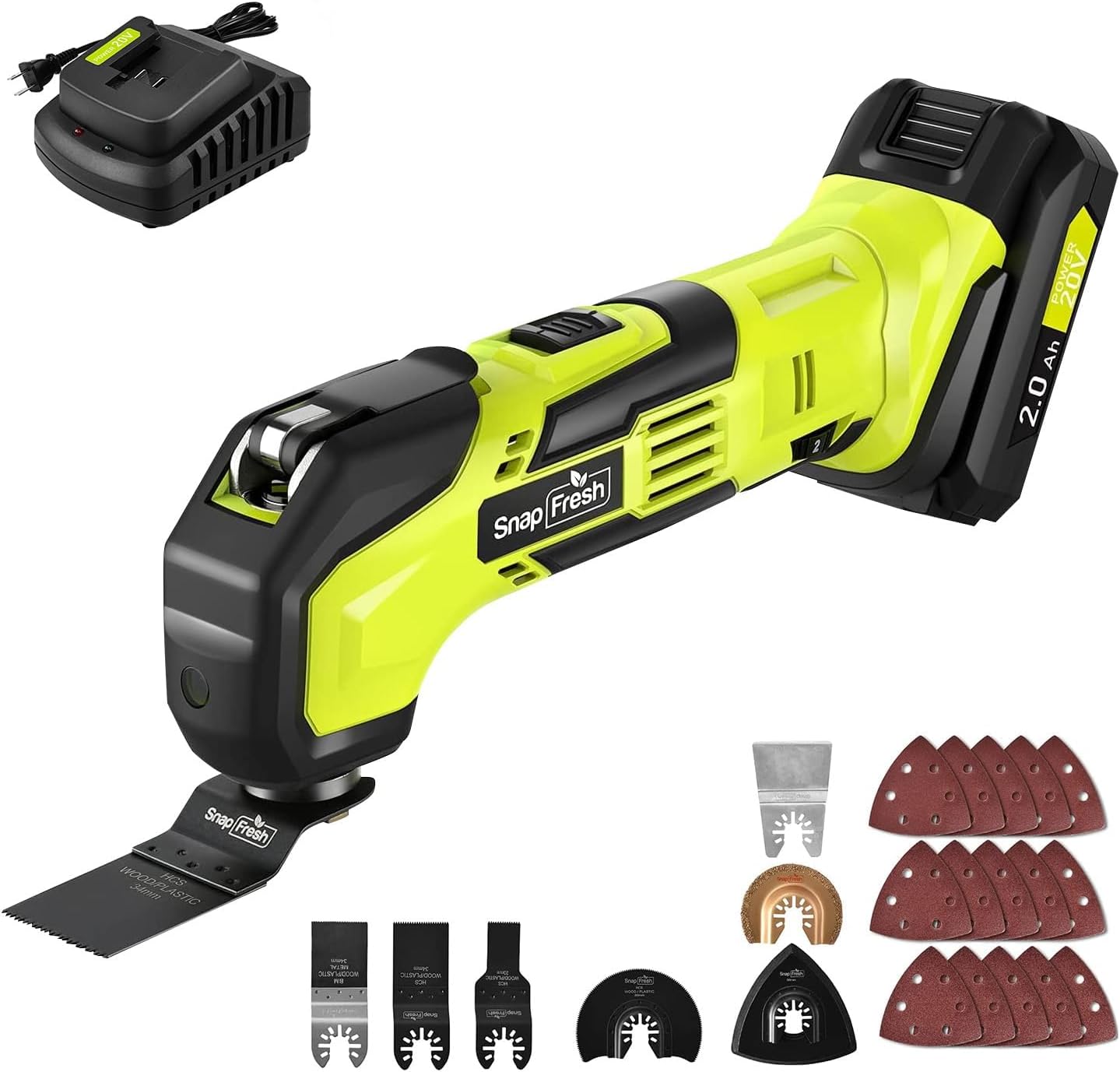 SnapFresh Oscillating Multi Tool Cordless for DIY Projects