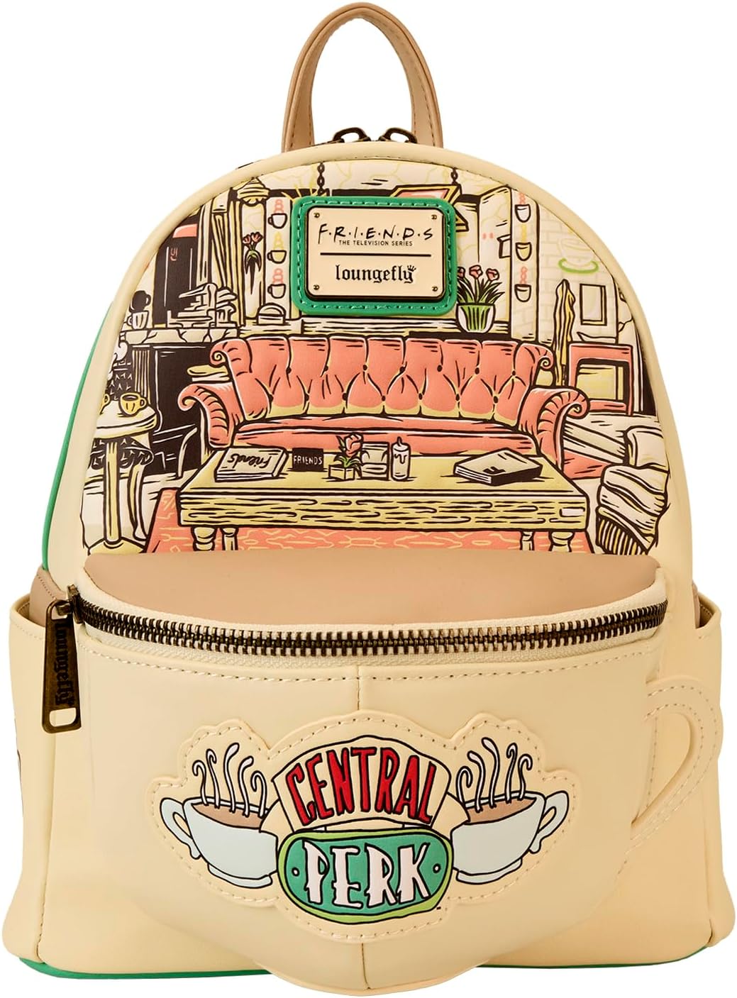 Loungefly Friends Central Perk Domed Coffee Mug Mini Backpack