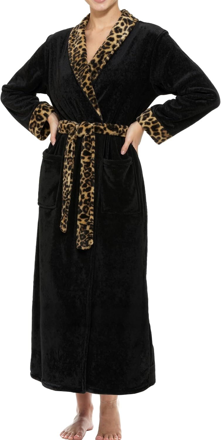Plush Robe for Women by Alexander Del Rossa - Cozy & Warm