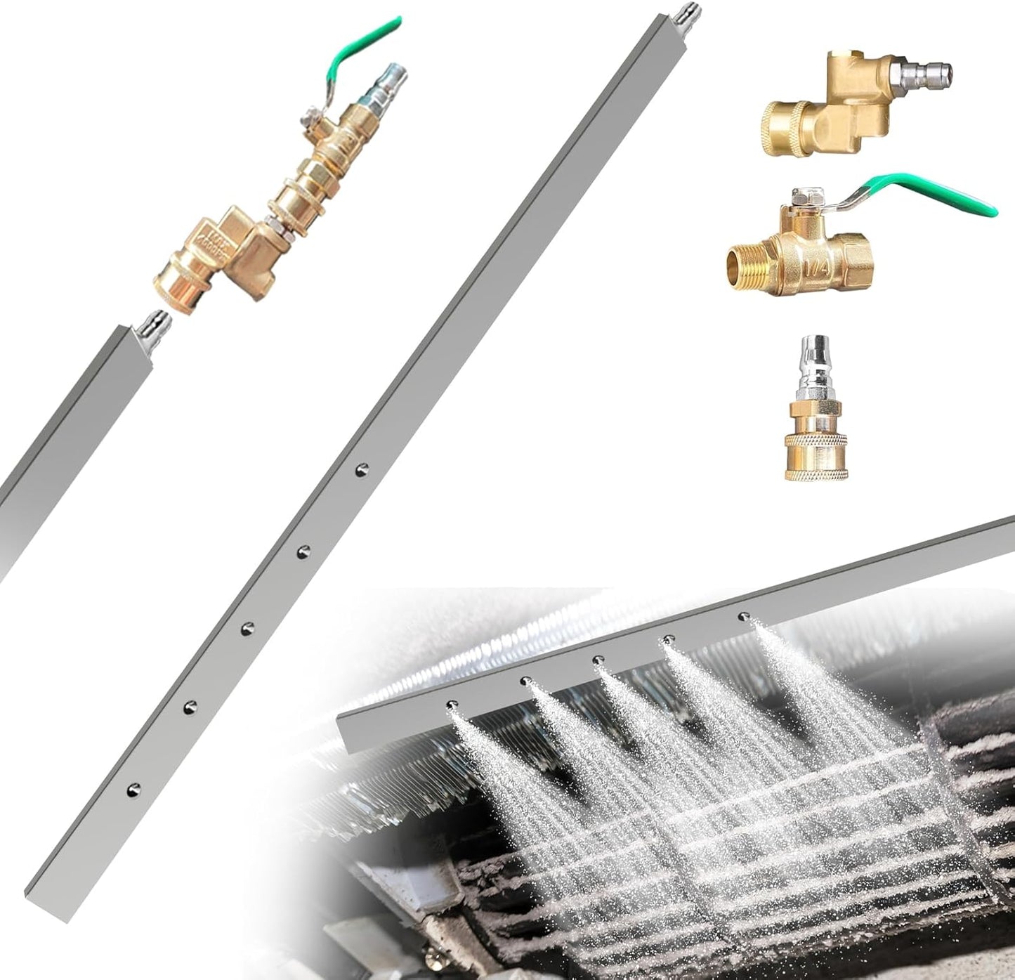 39 Inch Portable Radiator Cleaning Wand for Efficient Maintenance