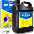 UV Resin 2000g Crystal Clear UV Curing Resin - Fast Clear Cure