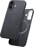 Aramid Fiber for iPhone 16 Case - Slim, Magnet Compatible