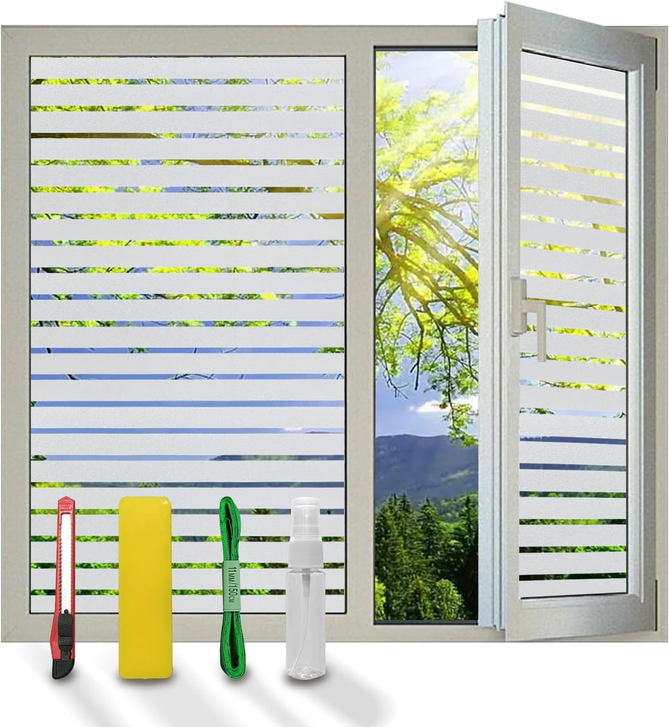 Window Privacy Film for Home and Office - Static Cling Solution