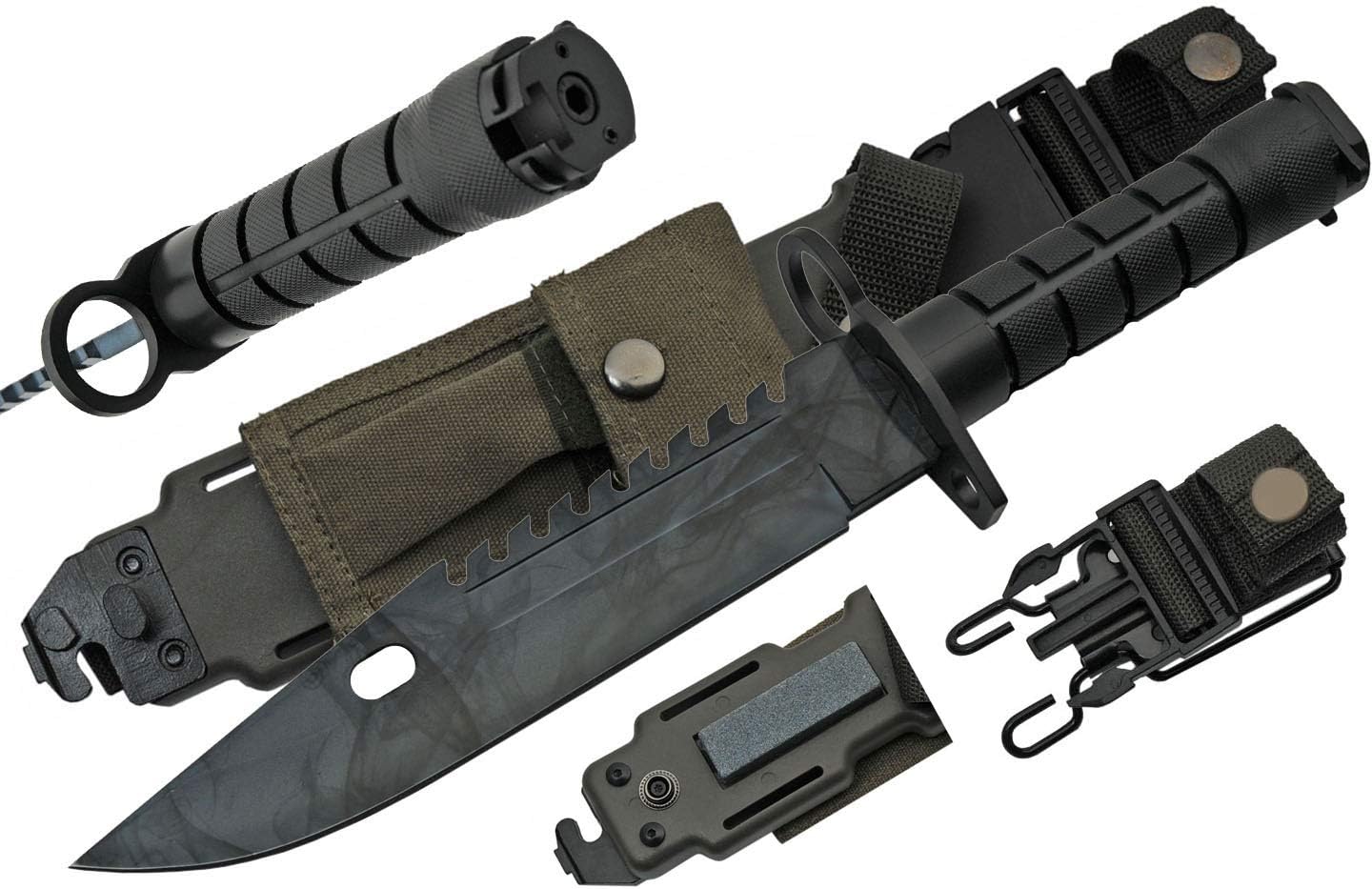 SZCOM1 Bayonet Knife - Tactical Survival Knife for All Needs