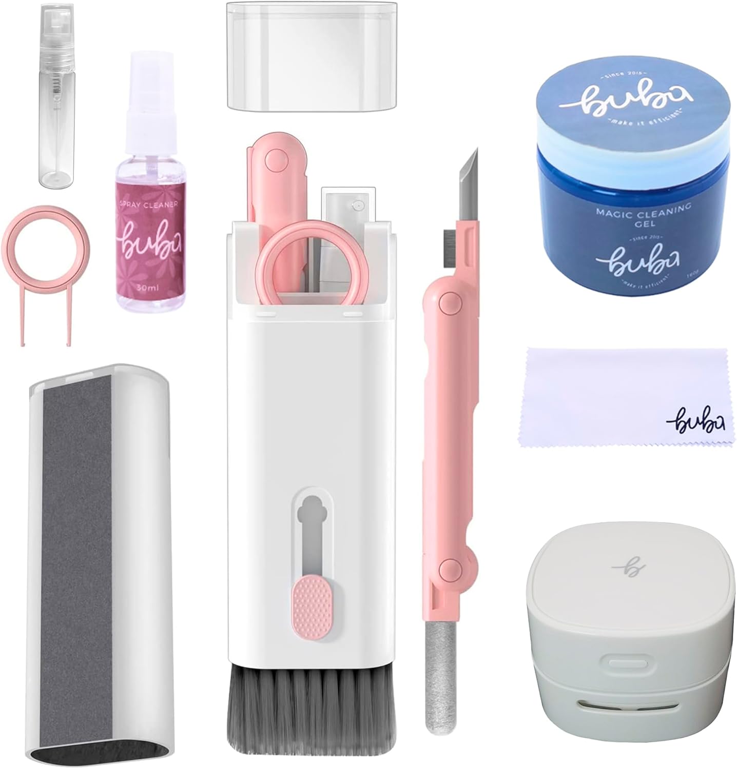 BUBA 7in1 Multi-Device Cleaner Kit - For a Spotless Setup