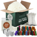 Soy Wax Candle Making Kit - 50 lb Soy Wax Flakes and Supplies