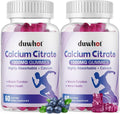 Calcium Citrate Gummies 1000mg Chewable - Blueberry for Bone & Muscle