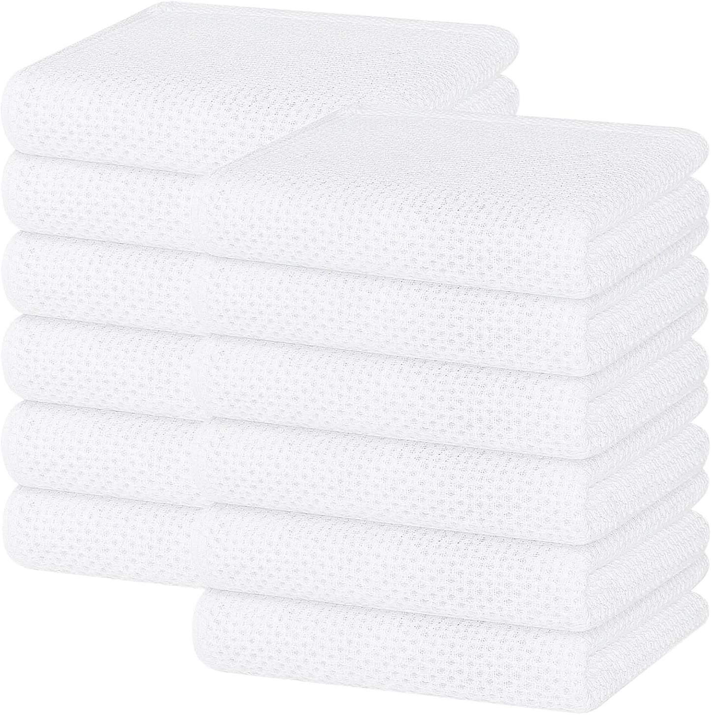 100% Cotton Waffle Weave Kitchen Dish Towels for Every Home