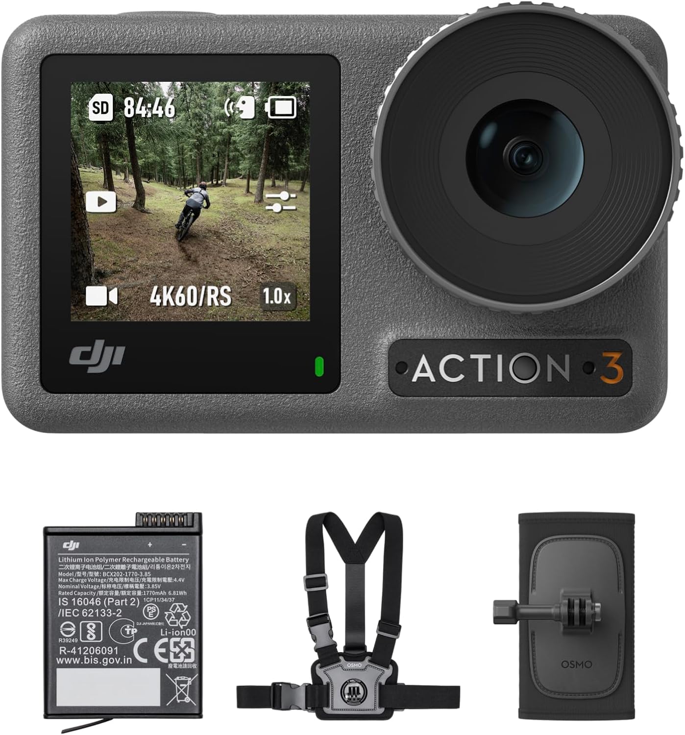 DJI Osmo Action Combo - 4K/120fps Camera for Outdoor Adventures