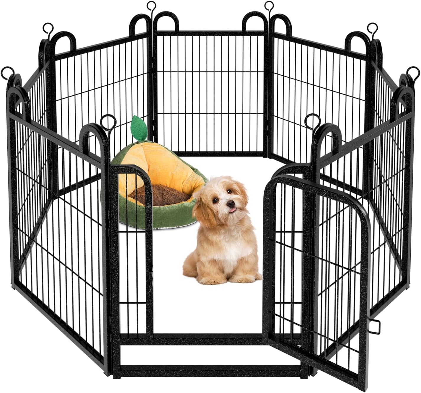 Puppy Playpen 8 Piece Panels for Indoor and Outdoor Use