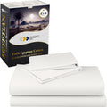 California King Egyptian Cotton Percale Sheets Set - Cool, Crisp