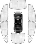 KMF 8pcs Thicken Full Window Sun Shades for Tesla Model Y - Privacy
