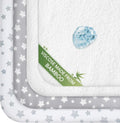 Pack and Play Sheets & Waterproof Terry Mattress Protector 4 Pack
