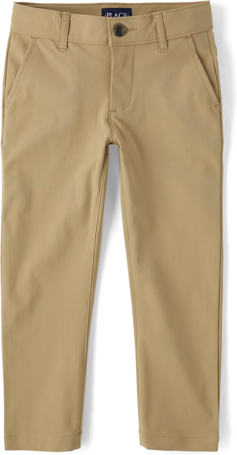 Boys Quick Dry Straight Chino Pants for Stylish Comfort