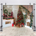 10x10ft Christmas Backdrop for Photography - Vinyl Holiday Scene
