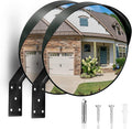 12in Convex Security Corner Mirror (2-Pack) - Wide Angle Safety