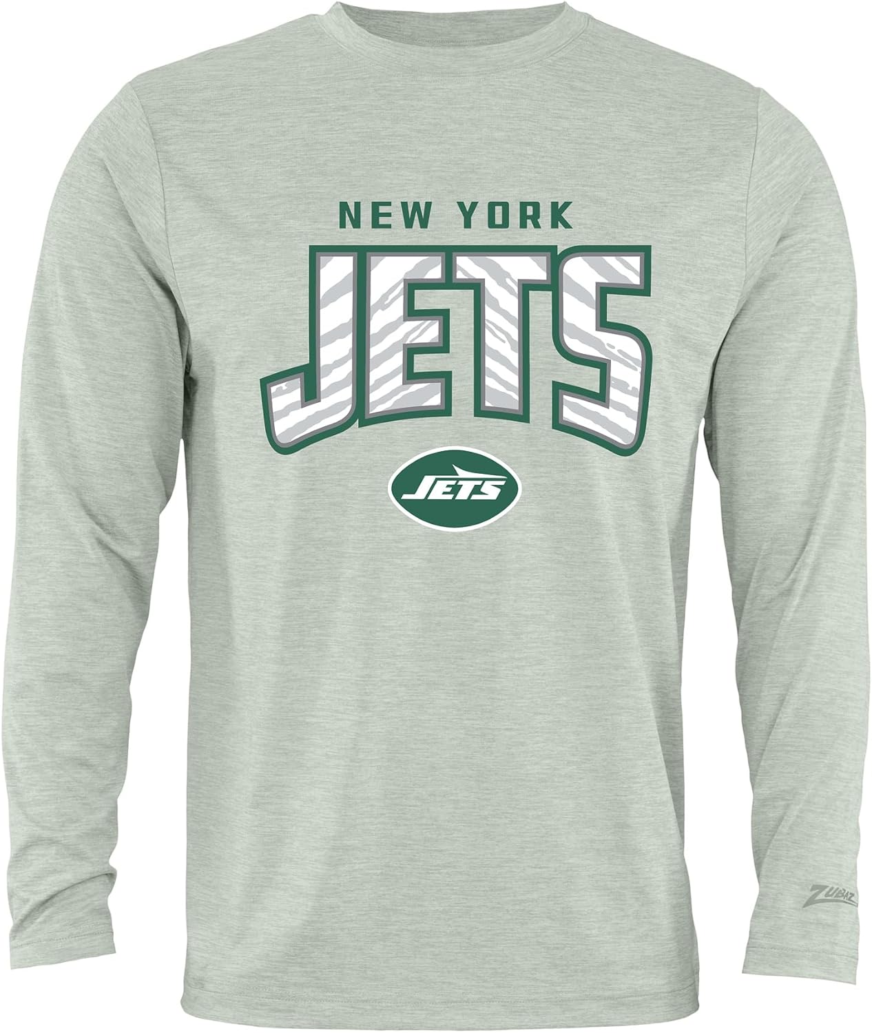 Zubaz NFL Men's Long Sleeve Team Graphic T-Shirt for Fans