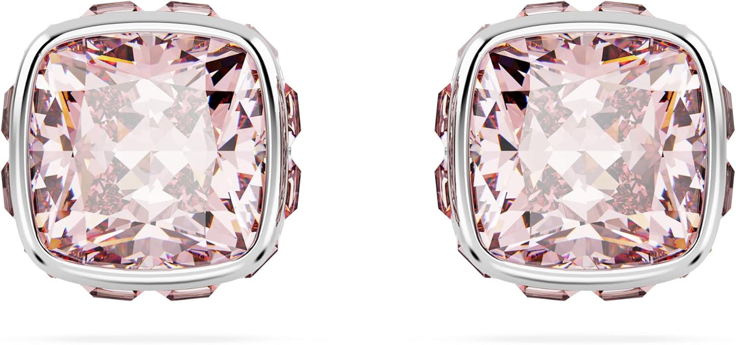 Swarovski Crystal Chroma Jewelry Collection Heart Shaped Earrings