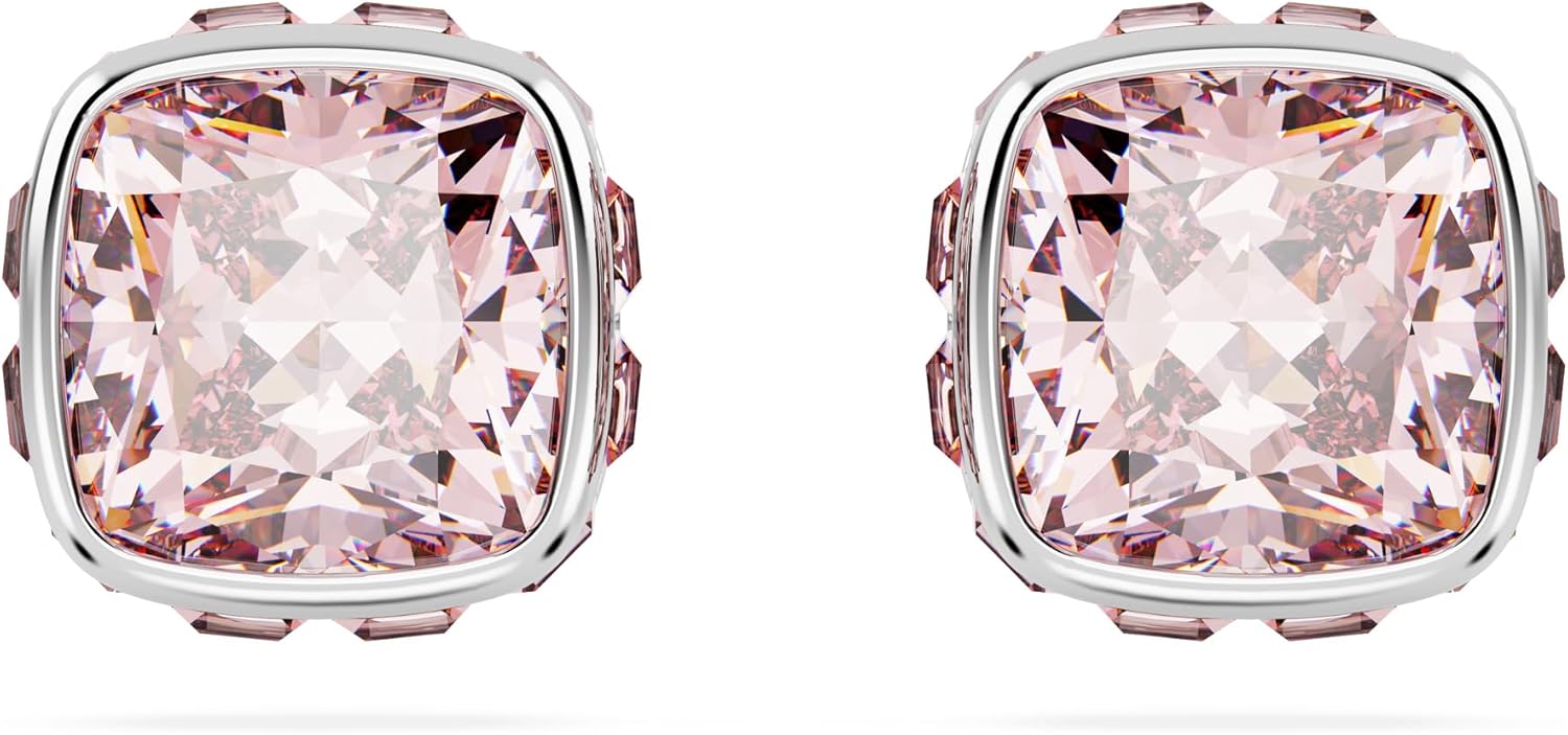 Swarovski Crystal Chroma Jewelry Collection Heart Shaped Earrings
