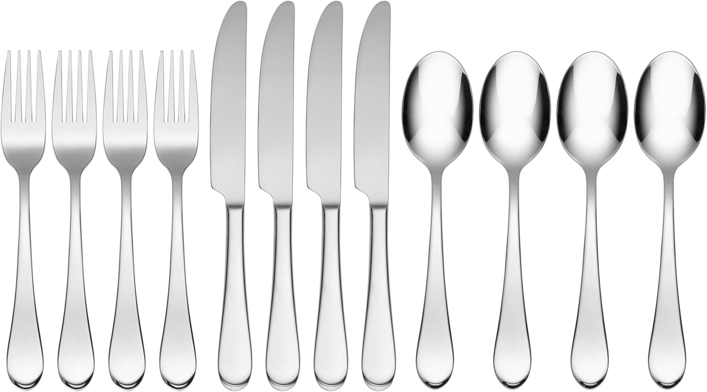 Oneida Icarus 12 Piece Everyday Flatware Set for Dining Needs