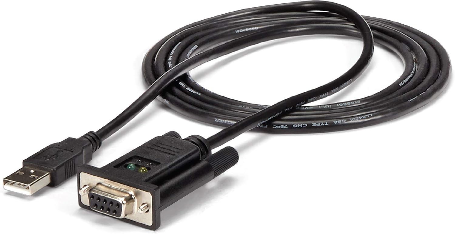 USB to Serial RS232 Adapter for Fast Data Transfer and Compatibility