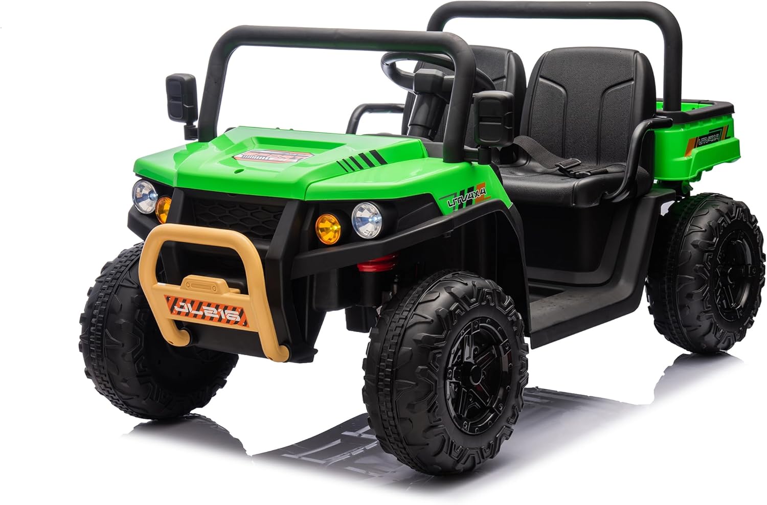 24V Electric Dump Truck for Kids - Remote Control, Bluetooth, Lights!