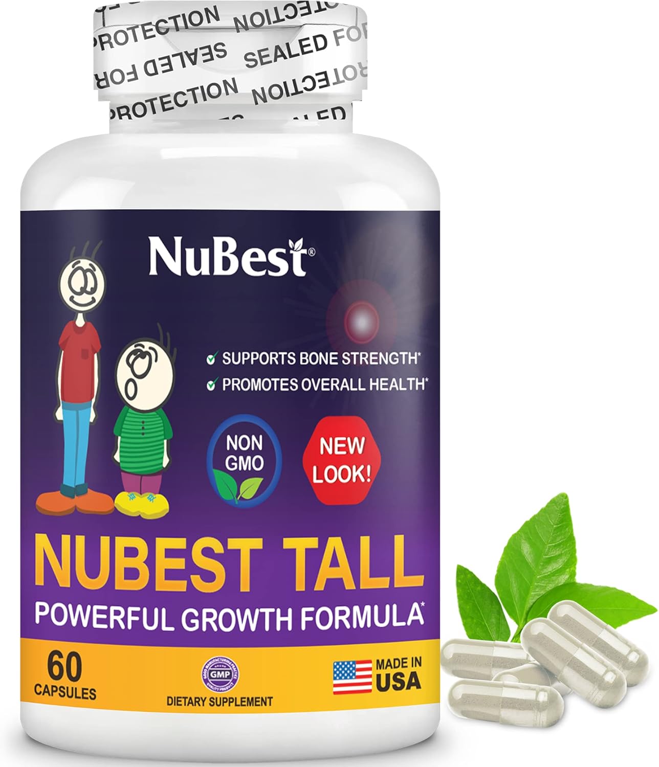 NuBest Tall Capsules for Bone Strength and Immune Support