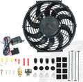 12 Inch Universal Electric Radiator Cooling Fan with Thermostat Kit