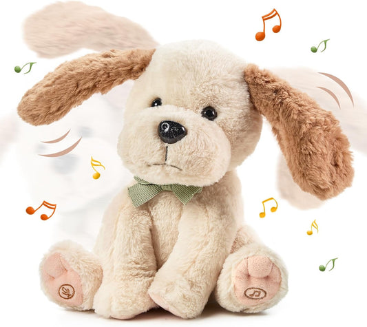 TUMAMA Interactive Singing Plush Dog Toy