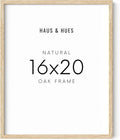16x20 Picture Frame for Art Prints - Modern Beige Oak Design