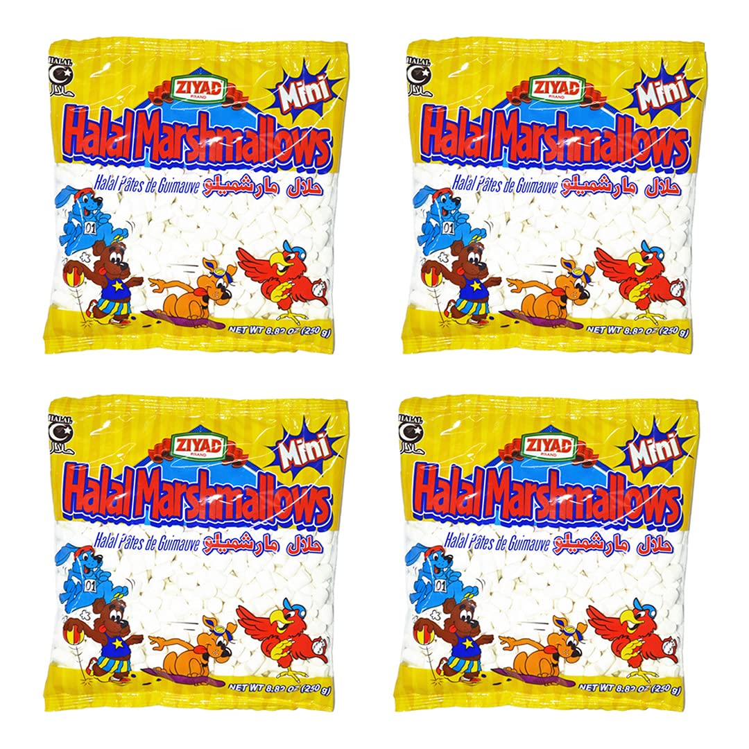 Ziyad Gourmet Halal Mini Marshmallows for Sweet Treats and Fun