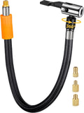 Tire Inflator Hose Adapter with 360-Degree Swivel Chuck - Easy Lock-On