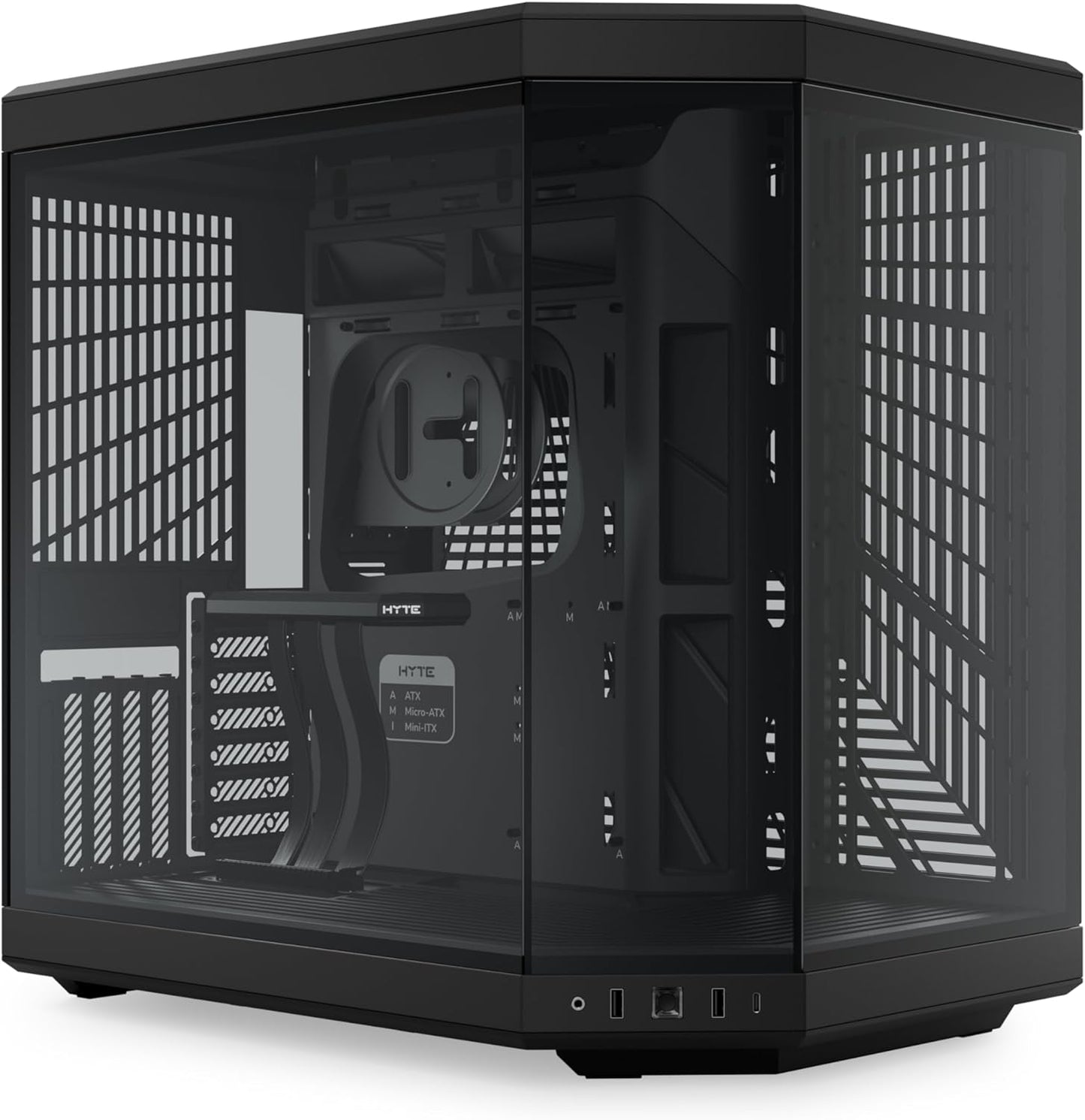 HYTE Y70 Modern Aesthetic Dual Chamber Gaming Case with Glass
