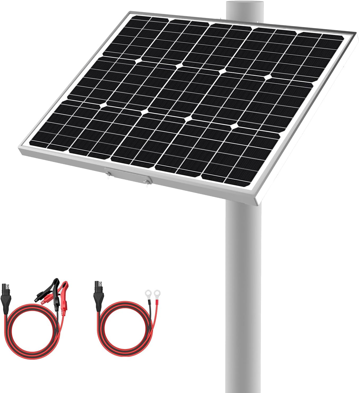 12V Waterproof Solar Battery Trickle Charger with MPPT Tech