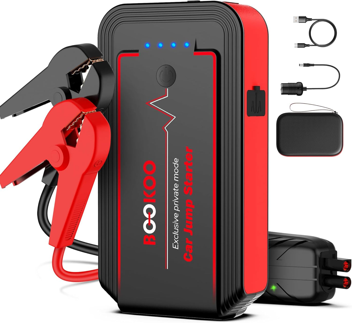 BOOKOO 3000A Jump Starter: Power Any Engine!