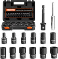 14 Piece 1/2in Tap Extractors Set - Impact Twist Lug Nut Remover